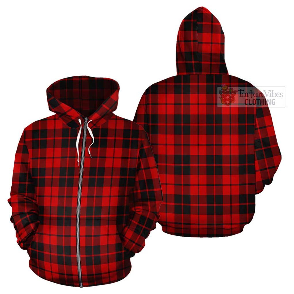 Hogg Tartan Cotton Hoodie Zip Hoodie - Tartan Vibes Clothing