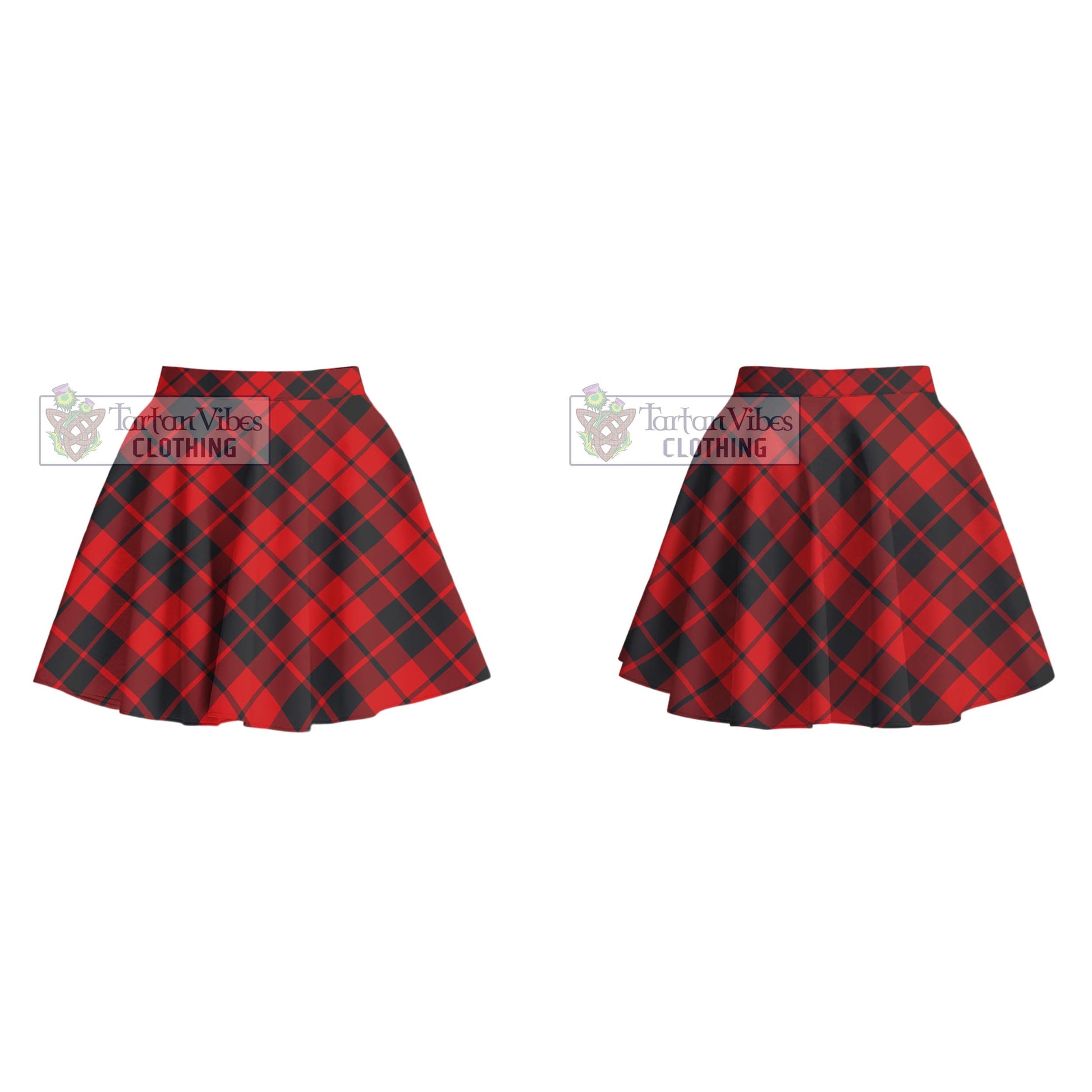 Tartan Vibes Clothing Hogg Tartan Women's Plated Mini Skirt