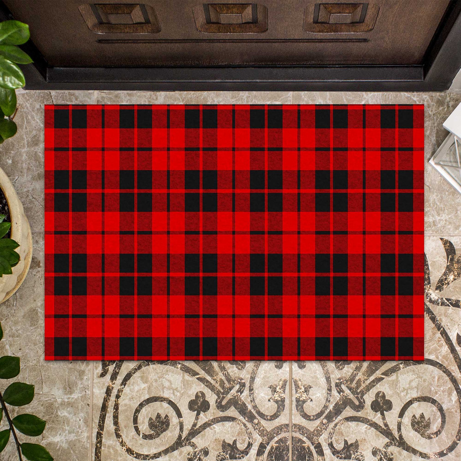 Hogg Tartan Door Mat - Tartanvibesclothing