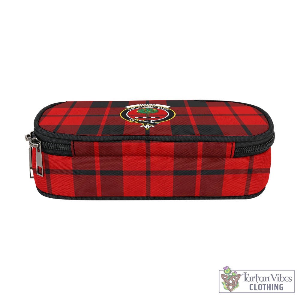 Tartan Vibes Clothing Hogg Tartan Pen and Pencil Case with Family Crest