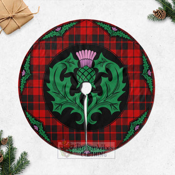 Hogg (Hog) Tartan Christmas Tree Skirt Scottish Thistle Style