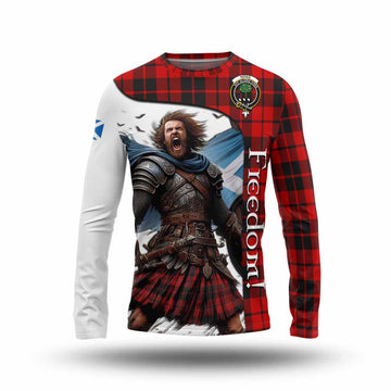 Hogg (Hog) Crest Tartan Long Sleeve T-Shirt Inspired by the Freedom of Scottish Warrior