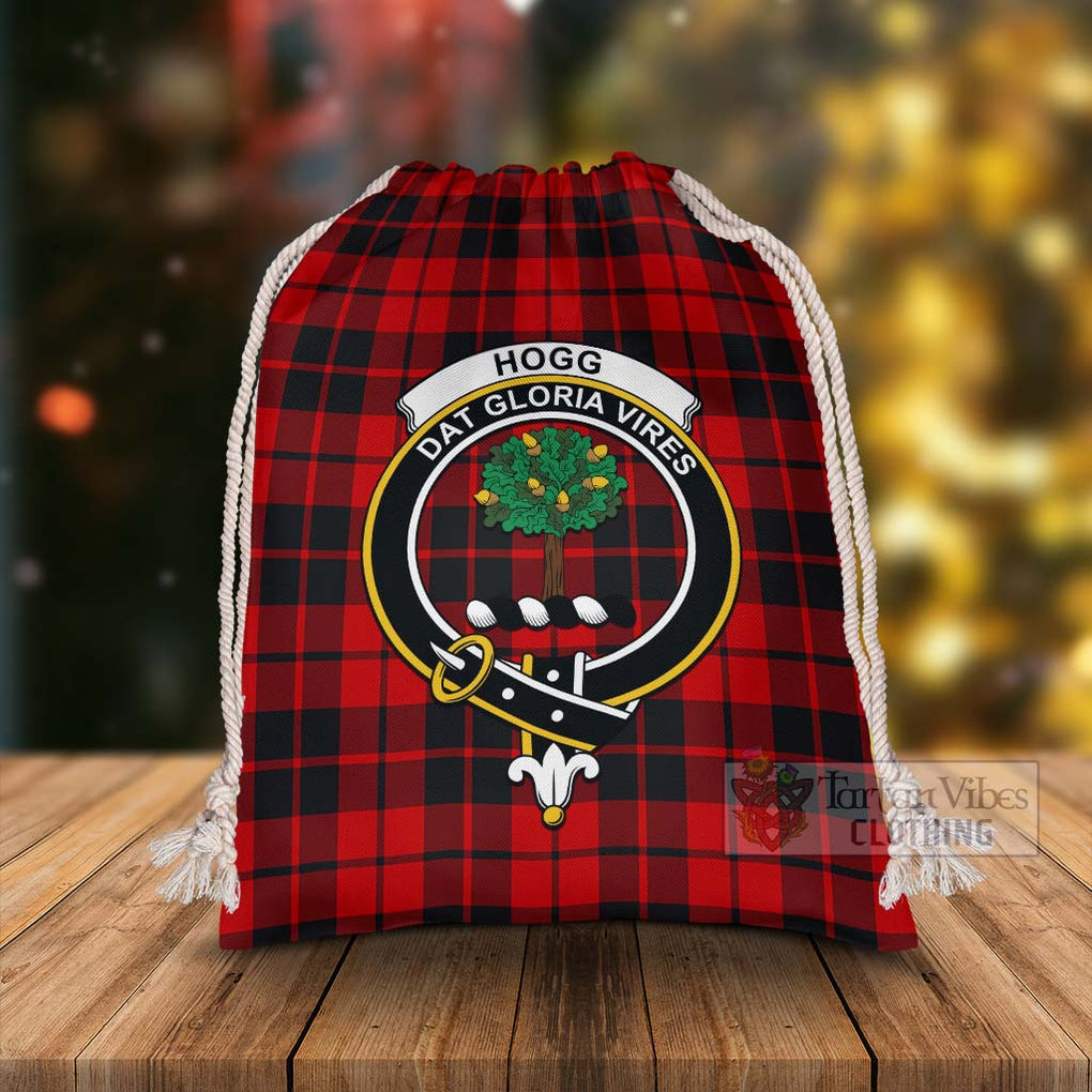 Tartan Vibes Clothing Hogg (Hog) Tartan Christmas Santa's Bag with Family Crest