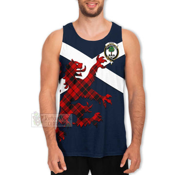 Hogg (Hog) Tartan Lion Rampant Men's Tank Top  Proudly Display Your Heritage with Alba Gu Brath and Clan Name