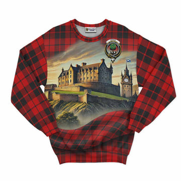 Hogg (Hog) Tartan Family Crest Sweatshirt with Scottish Ancient Castle Style Unisex - Tartan Vibes Clothing