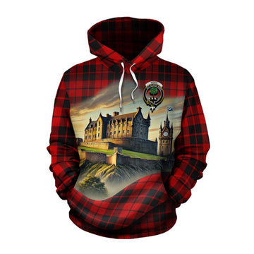 Hogg (Hog) Tartan Family Crest Cotton Hoodie with Scottish Ancient Castle Style Pullover Hoodie XS - Tartan Vibes Clothing