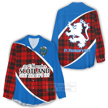 Hogg (Hog) Family Crest Tartan Women's Casual Shirt Celebrate Saint Andrew's Day in Style