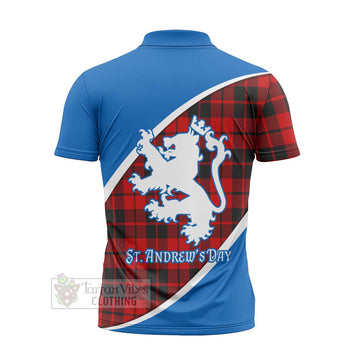 Hogg (Hog) Family Crest Tartan Zipper Polo Shirt Celebrate Saint Andrew's Day in Style