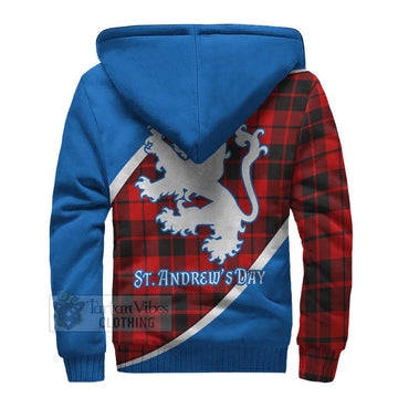 Hogg (Hog) Family Crest Tartan Sherpa Hoodie Celebrate Saint Andrew's Day in Style