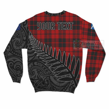 Hogg (Hog) Crest Tartan Sweatshirt with New Zealand Silver Fern Half Style