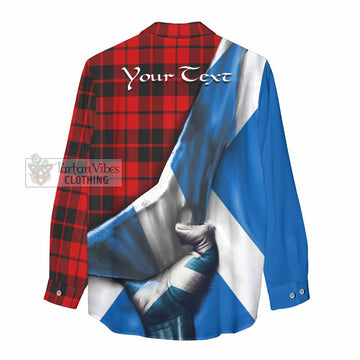 Hogg (Hog) Tartan Women's Casual Shirt with Family Crest Scotland Patriotic Style