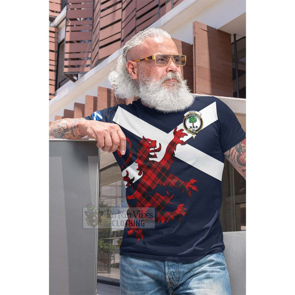 Tartan Vibes Clothing Hogg (Hog) Tartan Lion Rampant Cotton T-shirt – Proudly Display Your Heritage with Alba Gu Brath and Clan Name