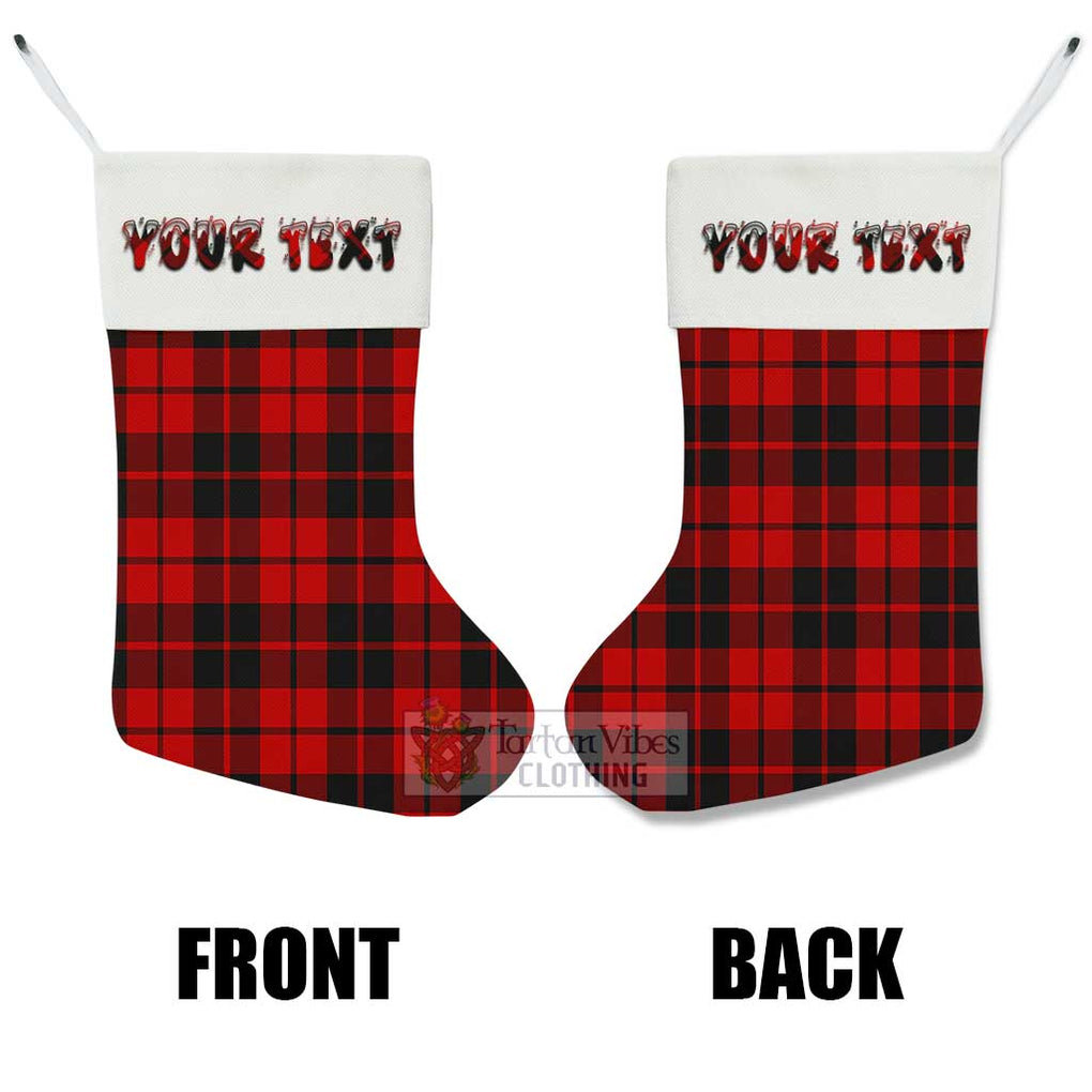 Tartan Vibes Clothing Hogg (Hog) Tartan Christmas Stocking with Personalized Text