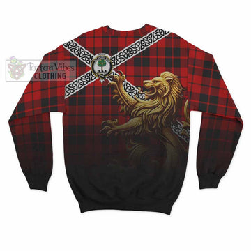 Hogg (Hog) Crest Tartan Sweatshirt with Golden Lion Emblem Celtic Style - Tartan Vibes Clothing