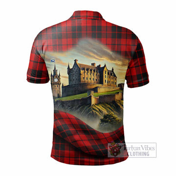 Hogg (Hog) Tartan Family Crest Polo Shirt with Scottish Ancient Castle Style - Tartan Vibes Clothing