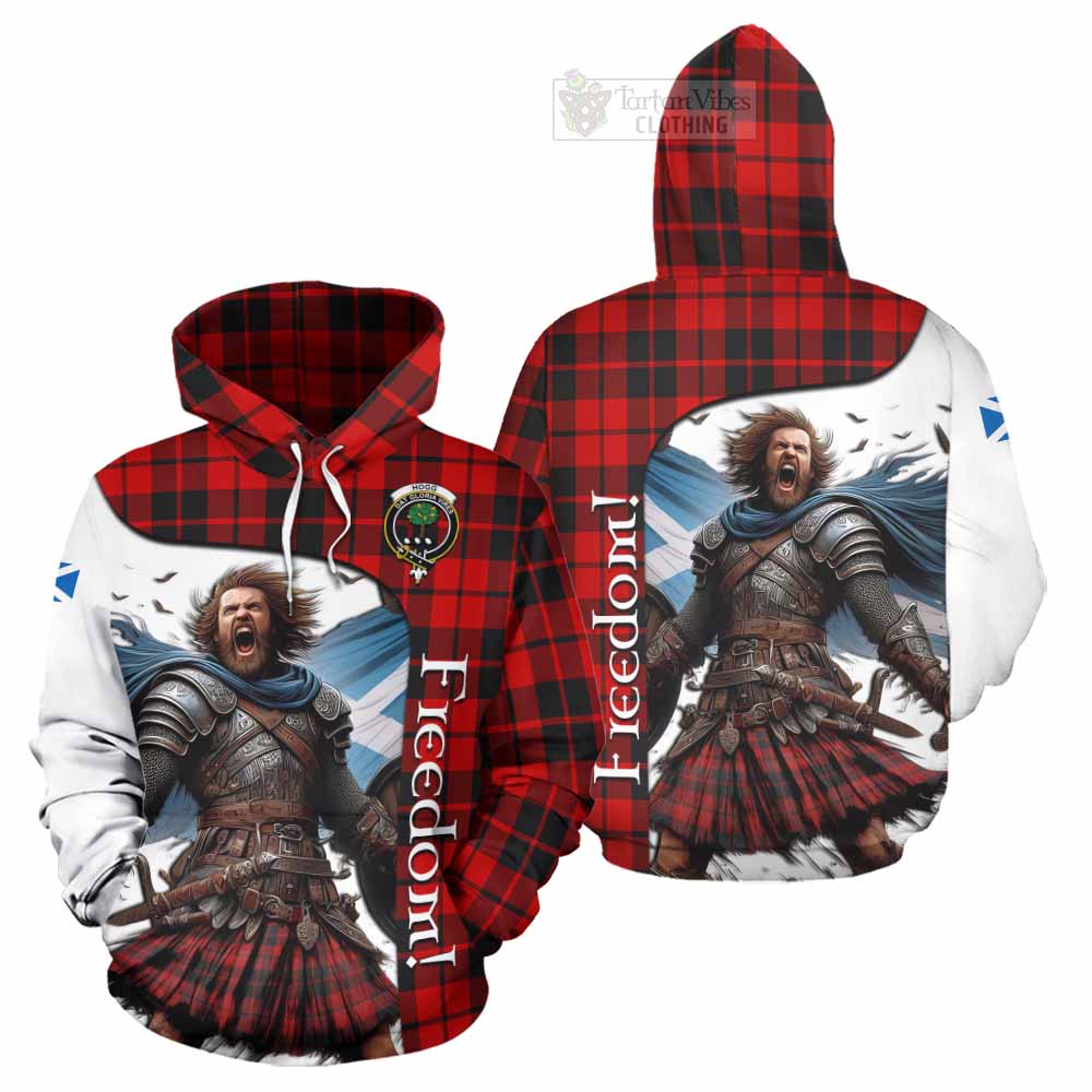 Tartan Vibes Clothing Hogg (Hog) Crest Tartan Hoodie Inspired by the Freedom of Scottish Warrior