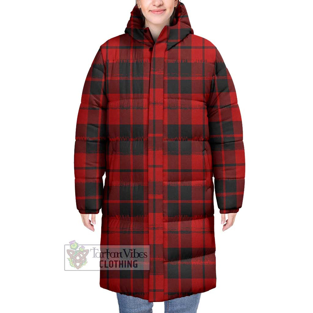 Tartan Vibes Clothing Hogg (Hog) Tartan Long Down Jacket