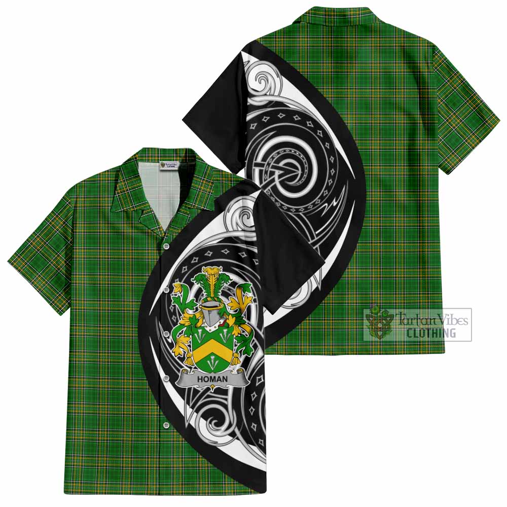 Homan Irish Clan Hawaiian Shirt Celtic Circle Style - Tartan Vibes Clothing