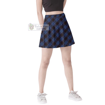 Home (Hume) Tartan Women's Plated Mini Skirt