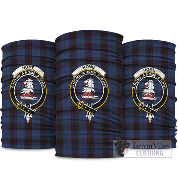 Home (Hume) Tartan Neck Gaiters, Tartan Bandanas, Tartan Head Band with Family Crest