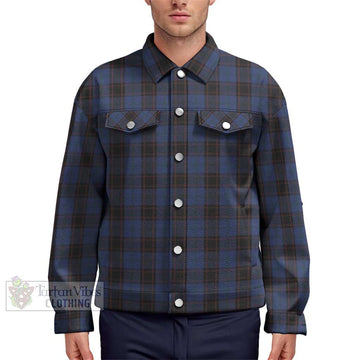 Home (Hume) Tartan Unisex Lapel Cotton Jacket