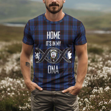 Home (Hume) Tartan T-Shirt with Family Crest DNA In Me Style