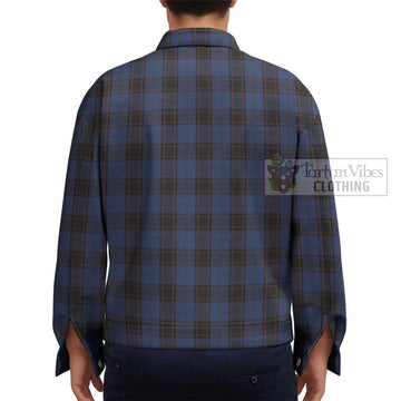 Home (Hume) Tartan Unisex Lapel Cotton Jacket