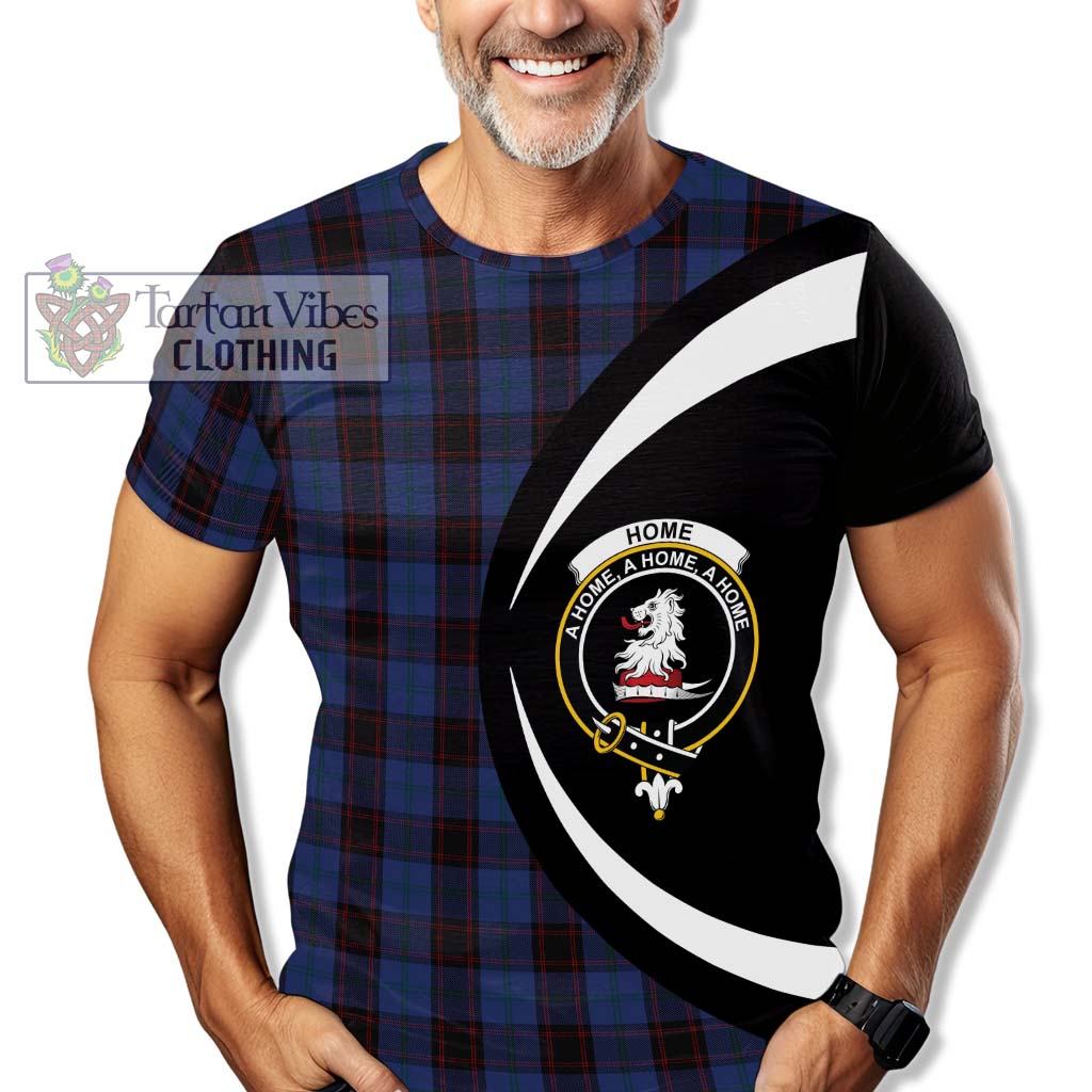 Tartan Vibes Clothing Home Tartan T-Shirt with Family Crest Circle Style