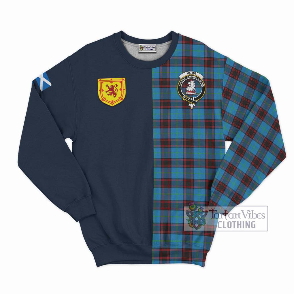 Tartan Vibes Clothing Home Ancient Tartan Sweatshirt with Scottish Lion Royal Arm Half Style