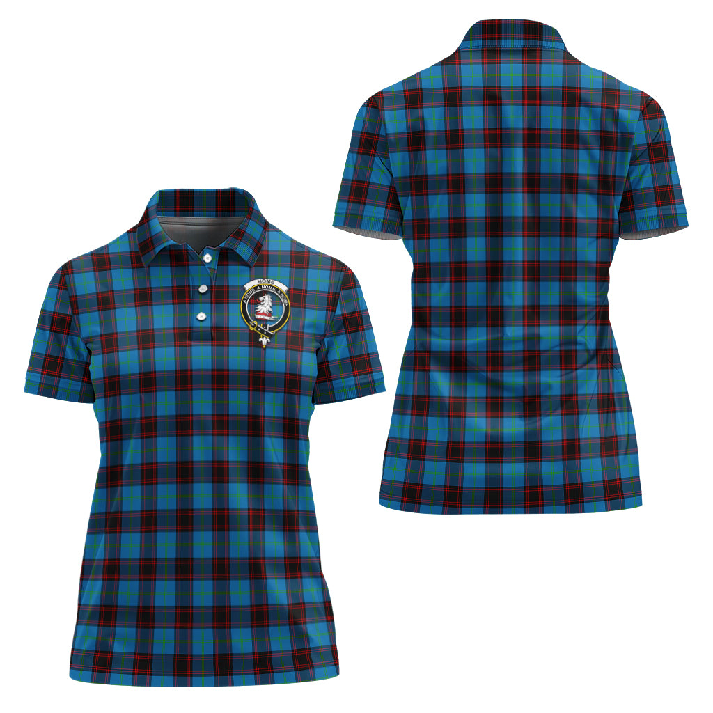 Home Ancient Tartan Polo Shirt with Family Crest For Women Women - Tartan Vibes Clothing