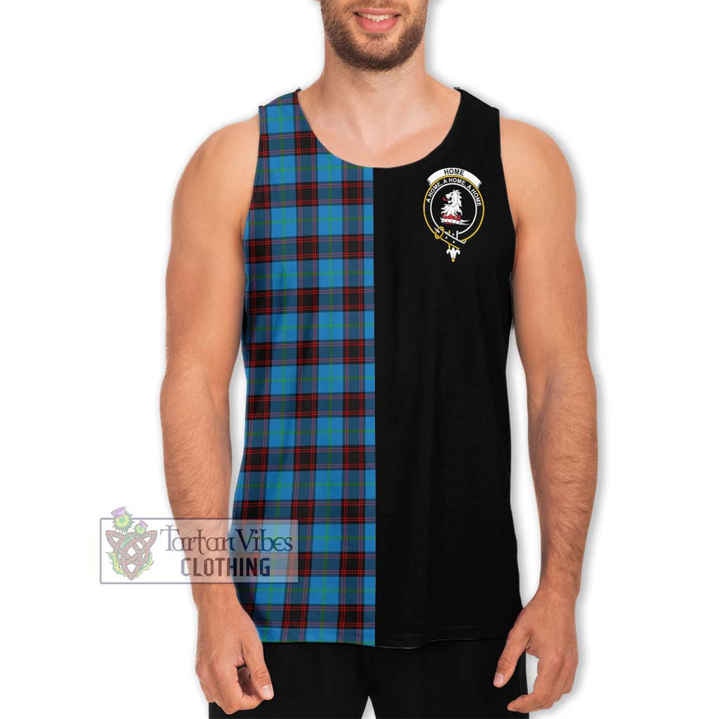 Home Ancient Tartan Men's Tank Top with Family Crest and Half Of Me Style Men - Tartanvibesclothing Shop