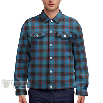 Home Ancient Tartan Unisex Lapel Cotton Jacket