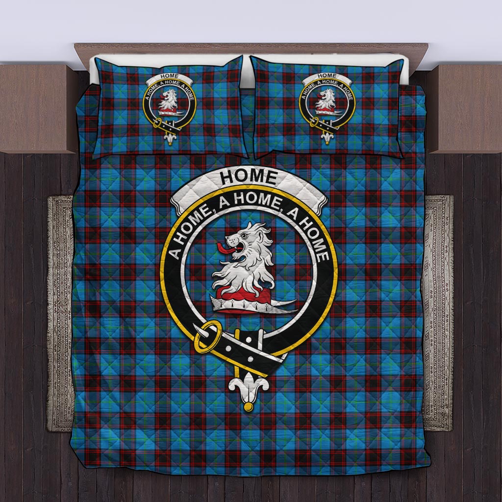 Home Ancient Tartan Quilt Bed Set with Family Crest Twin - Tartan Vibes Clothing