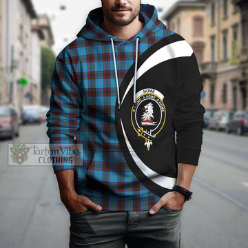 Home Ancient Tartan Hoodie with Family Crest Circle Style