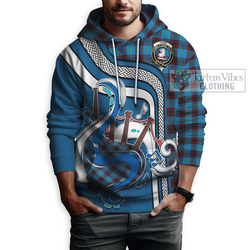 Home Ancient Tartan Hoodie with Epic Bagpipe Style Zip Hoodie - Tartanvibesclothing Shop