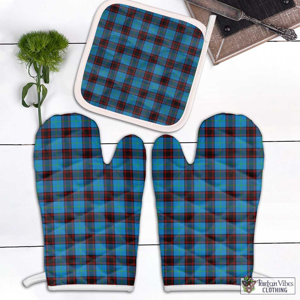 Home Ancient Tartan Combo Oven Mitt & Pot-Holder Combo 1 Oven Mitt & 1 Pot-Holder White - Tartan Vibes Clothing