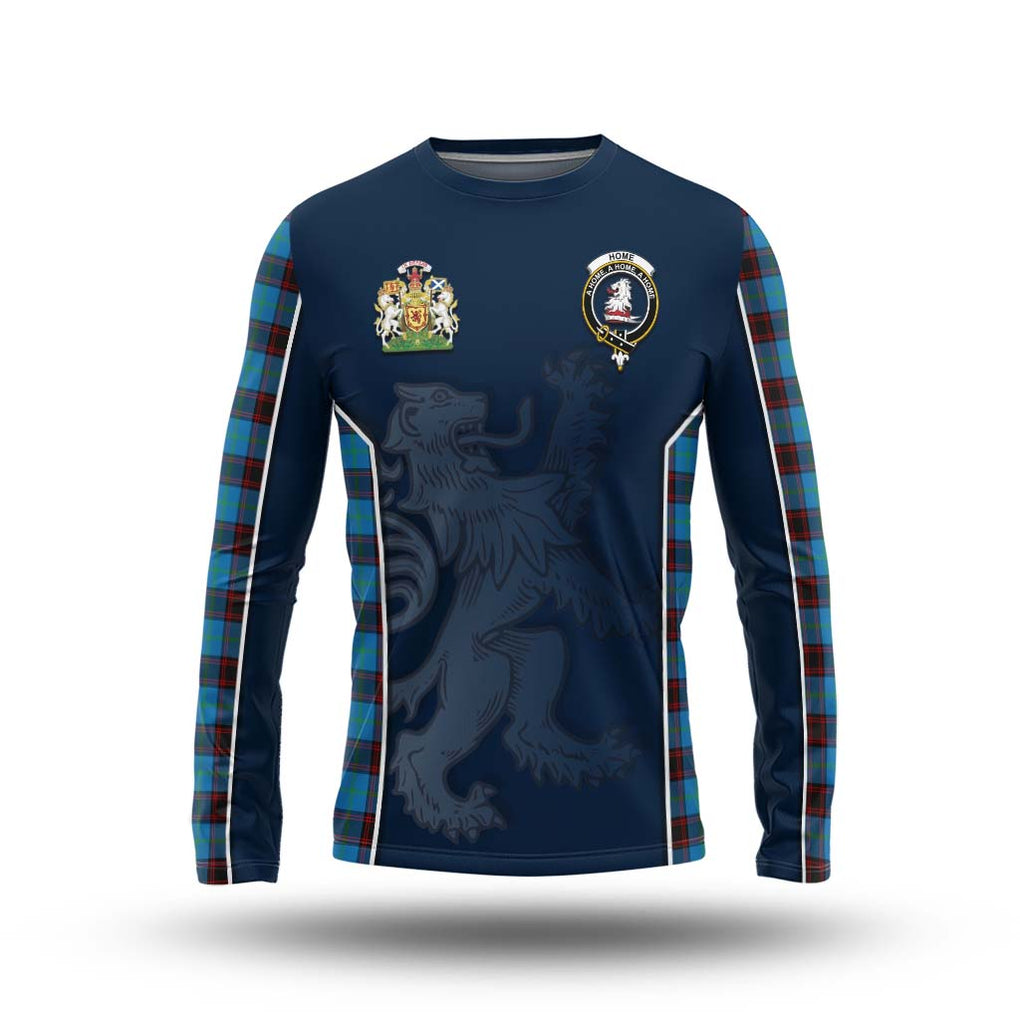 Home Ancient Tartan Long Sleeve T-Shirt with Family Crest and Lion Rampant Vibes Sport Style Unisex - Tartan Vibes Clothing