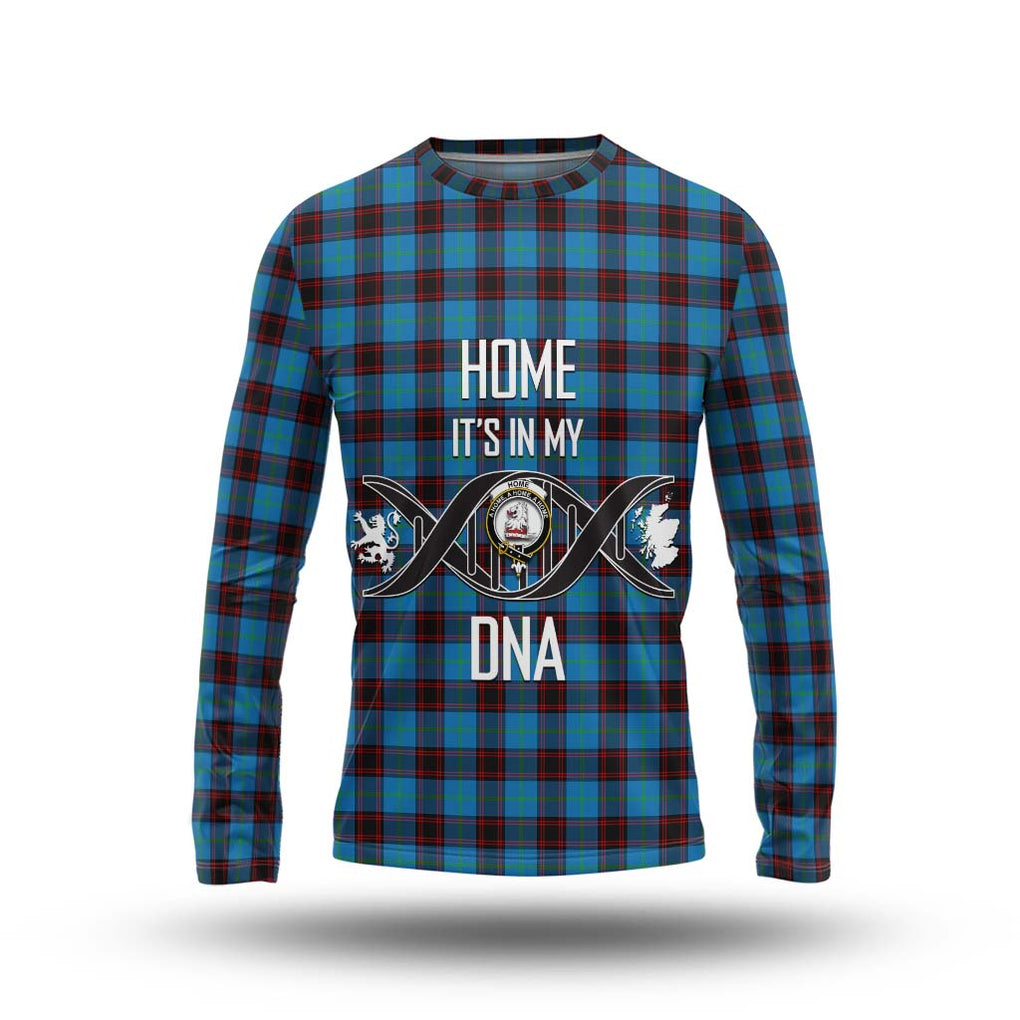 Home Ancient Tartan Long Sleeve T-Shirt with Family Crest DNA In Me Style Unisex - Tartanvibesclothing Shop