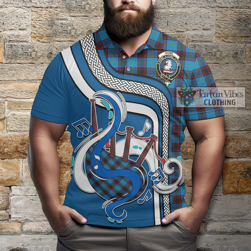 Tartan Vibes Clothing Home Ancient Tartan Polo Shirt with Epic Bagpipe Style