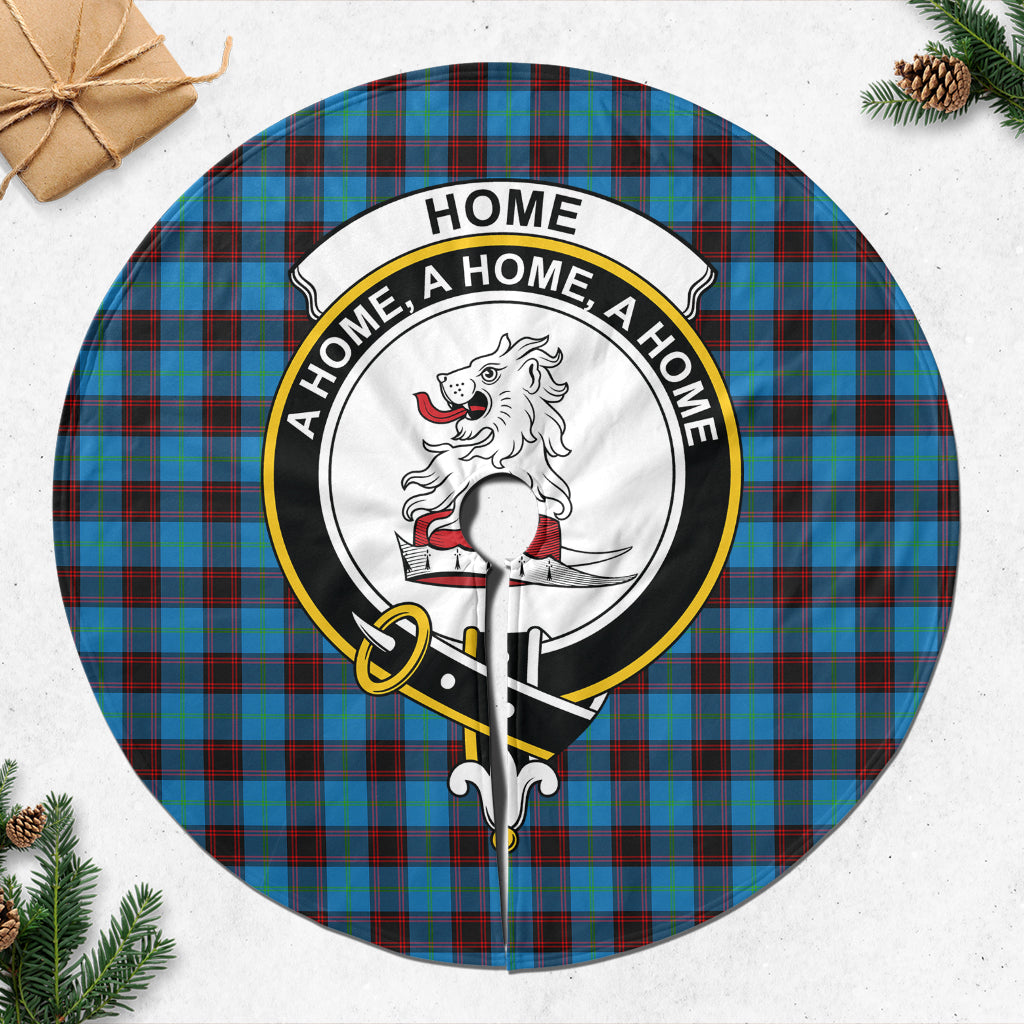 Home Ancient Tartan Christmas Tree Skirt with Family Crest - Tartanvibesclothing