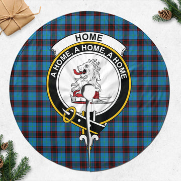 Home Ancient Tartan Christmas Tree Skirt with Family Crest