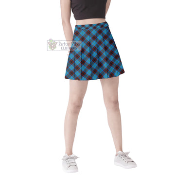 Home Ancient Tartan Women's Plated Mini Skirt