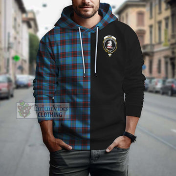 Home Ancient Tartan Hoodie with Family Crest and Half Of Me Style