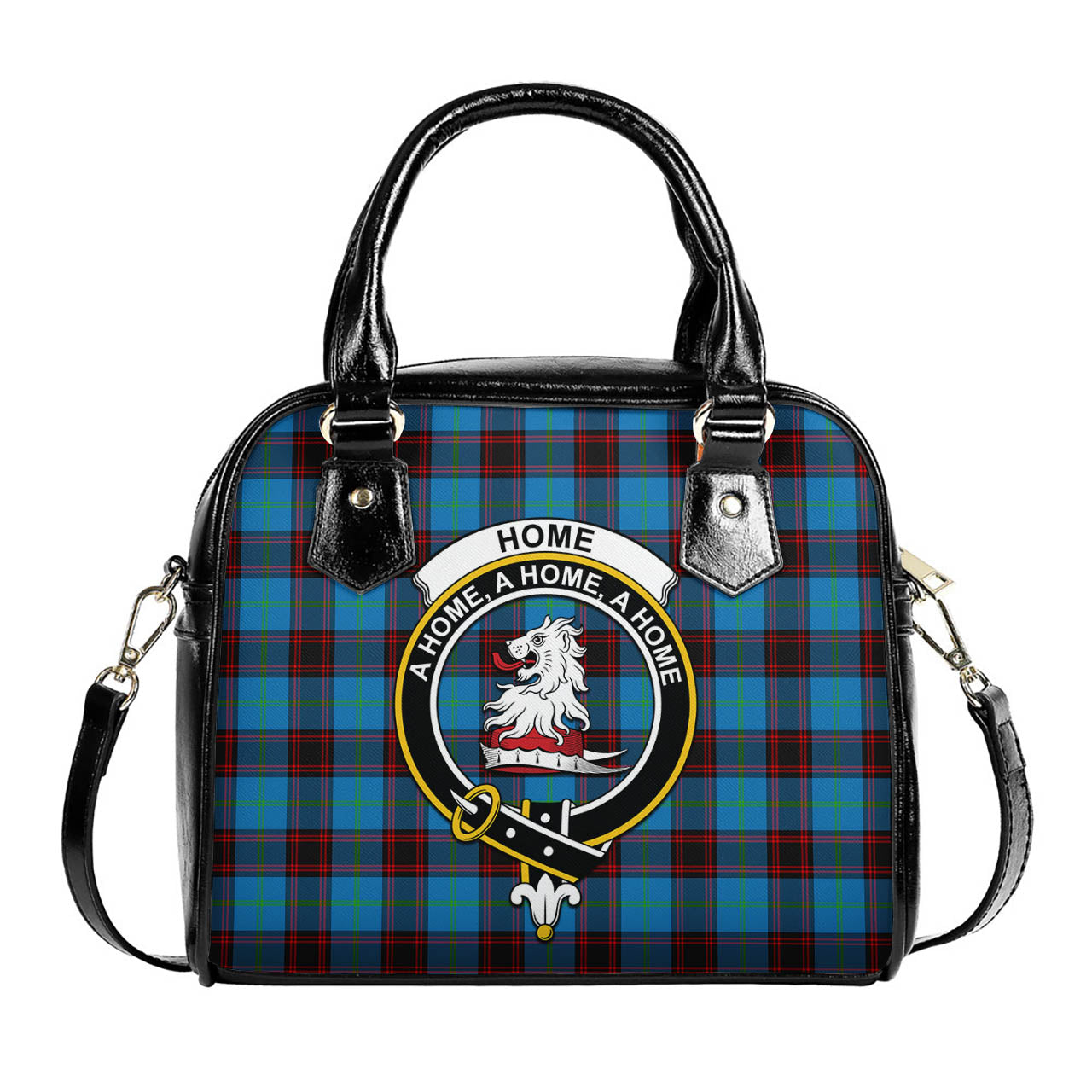 Home Ancient Tartan Shoulder Handbags with Family Crest One Size 6*25*22 cm - Tartanvibesclothing