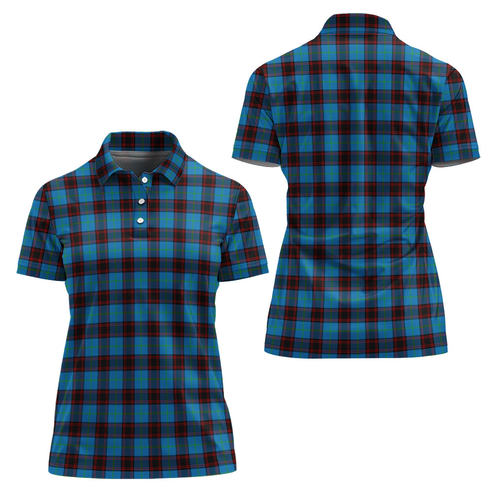 home-ancient-tartan-polo-shirt-for-women