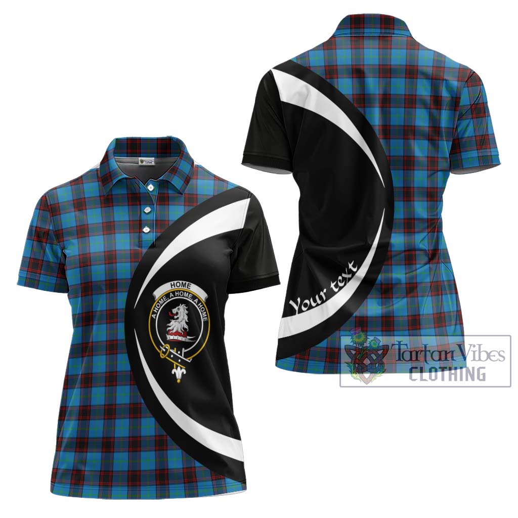 Home Ancient Tartan Women's Polo Shirt with Family Crest Circle Style Women - Tartan Vibes Clothing