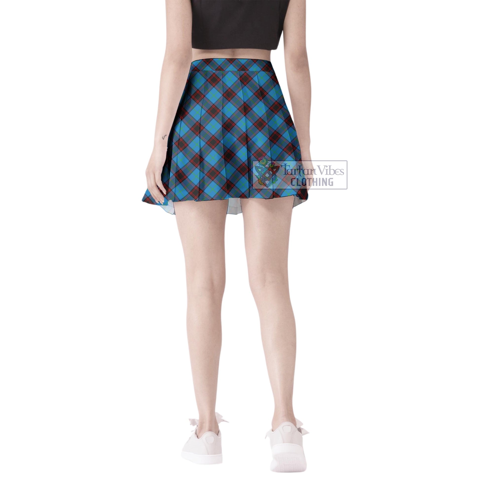 Tartan Vibes Clothing Home Ancient Tartan Women's Plated Mini Skirt