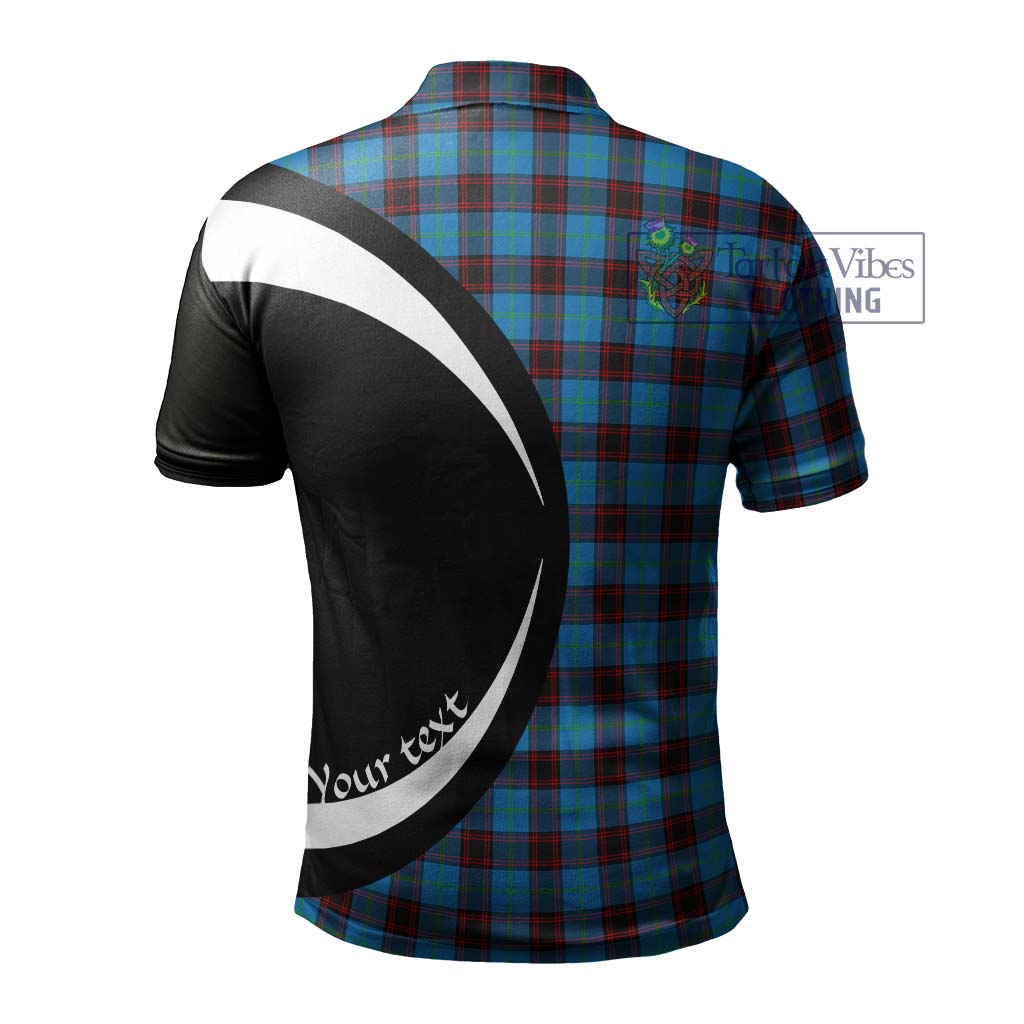 Home Ancient Tartan Men's Polo Shirt with Family Crest Circle Style - Tartan Vibes Clothing