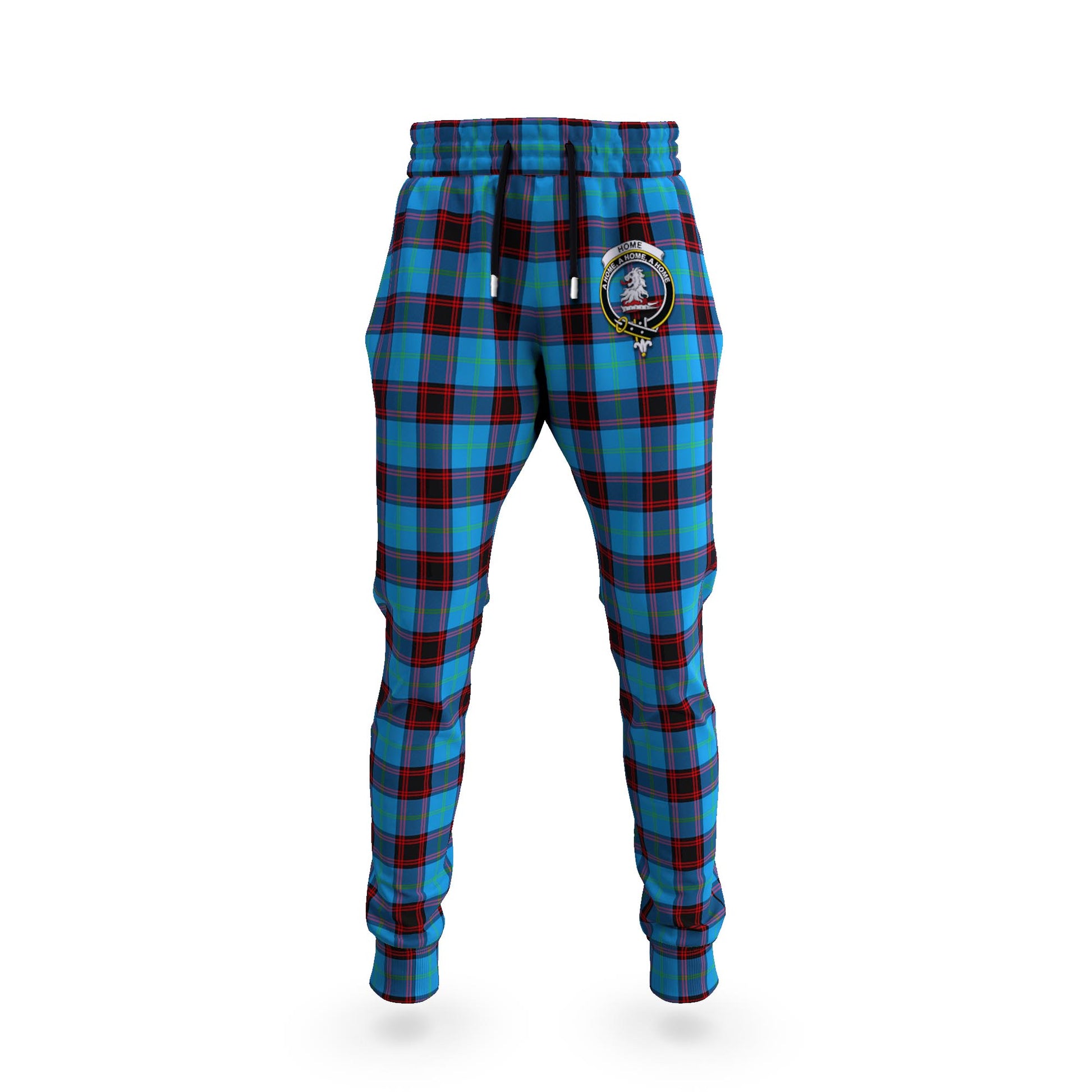 Home Ancient Tartan Joggers Pants with Family Crest 5XL - Tartan Vibes Clothing