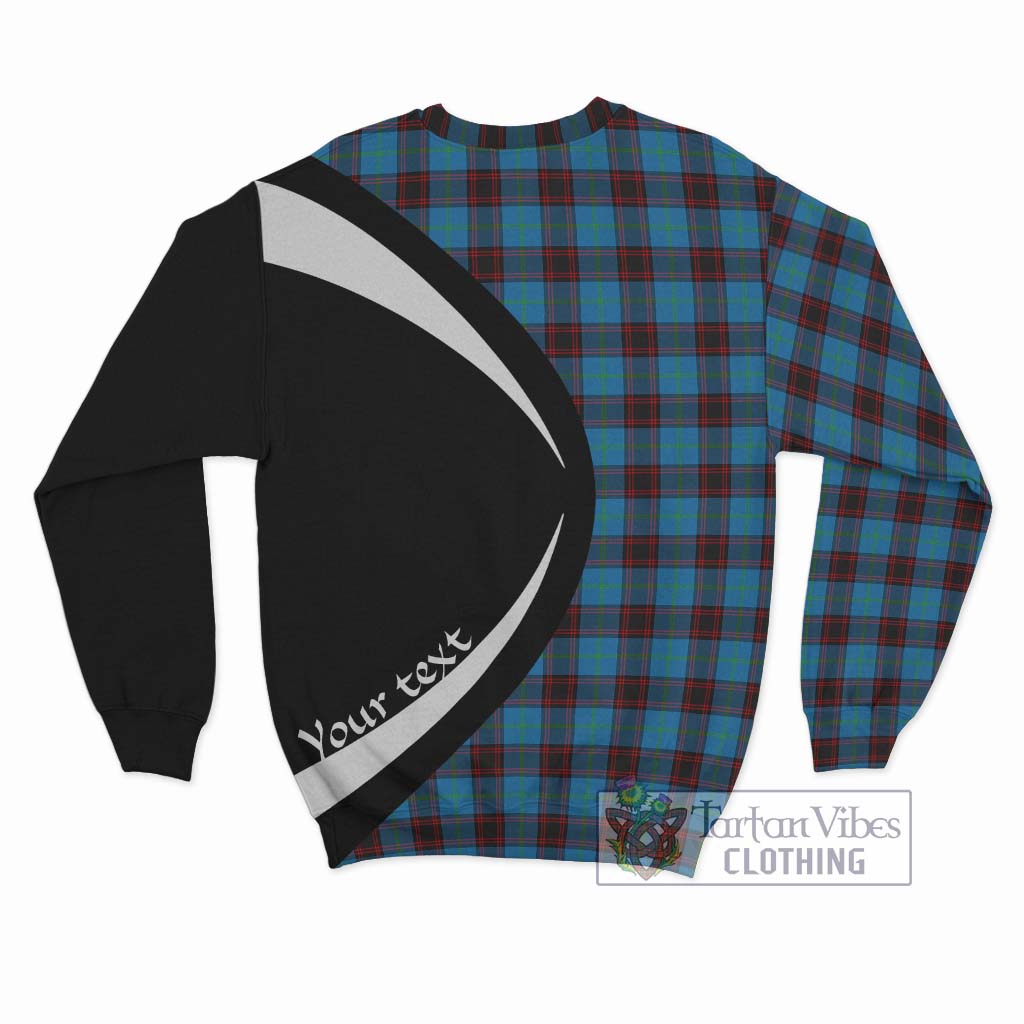 Home Ancient Tartan Sweatshirt with Family Crest Circle Style - Tartan Vibes Clothing